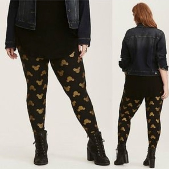Nwt Torrid 4x Black Gold Mickey Disney 